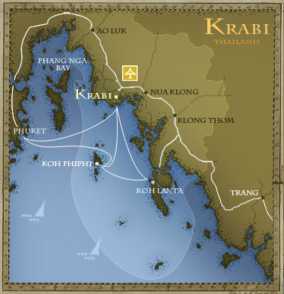 Krabi how to get there